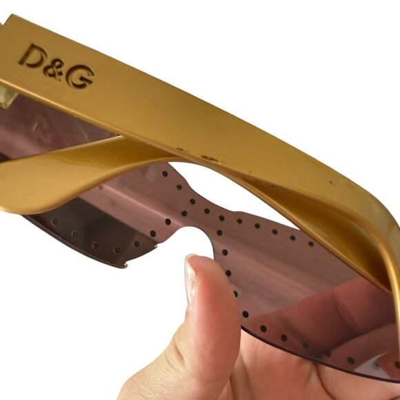 Y2K Dolce & Gabbana Crystal sunglasses 2000s VTG - Picture 7 of 11